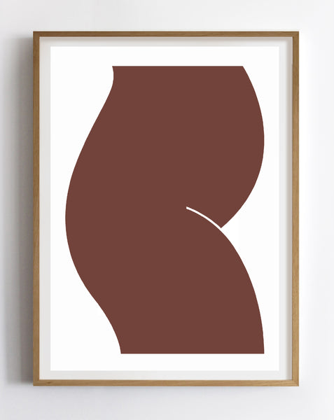 'SILHOUETTE II' — WARM RUST (ONLY 2 LEFT)